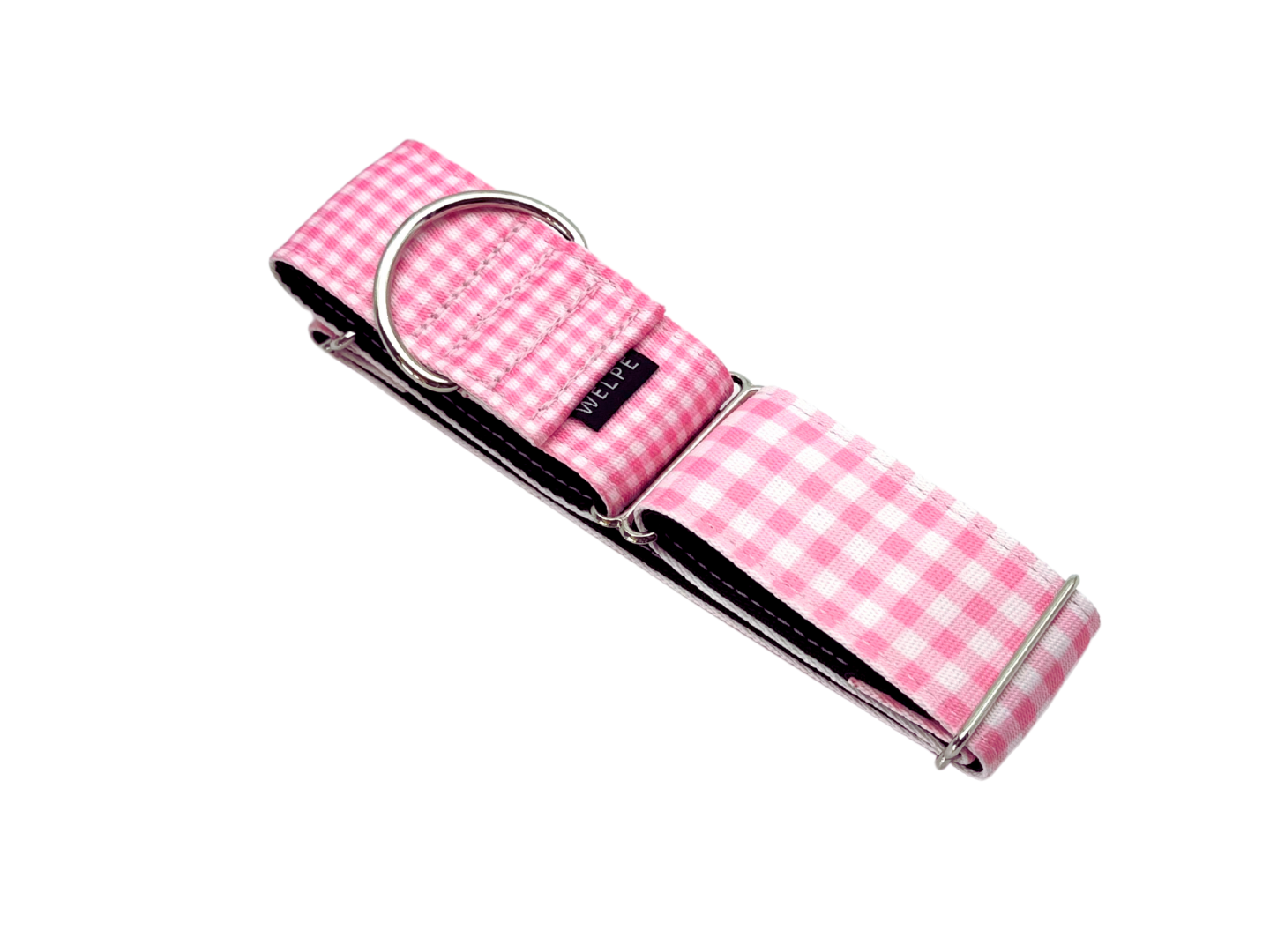 COLLAR MARTINGALE VICHY ROSA