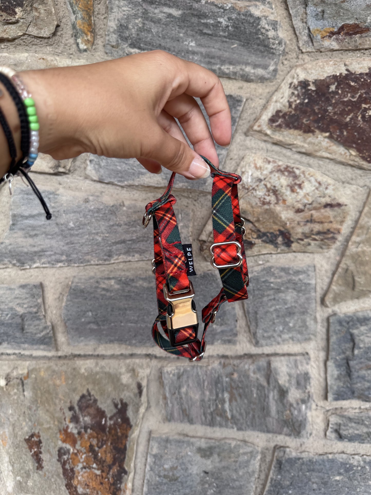 ARNÉS PARA PERRO MINI TARTAN