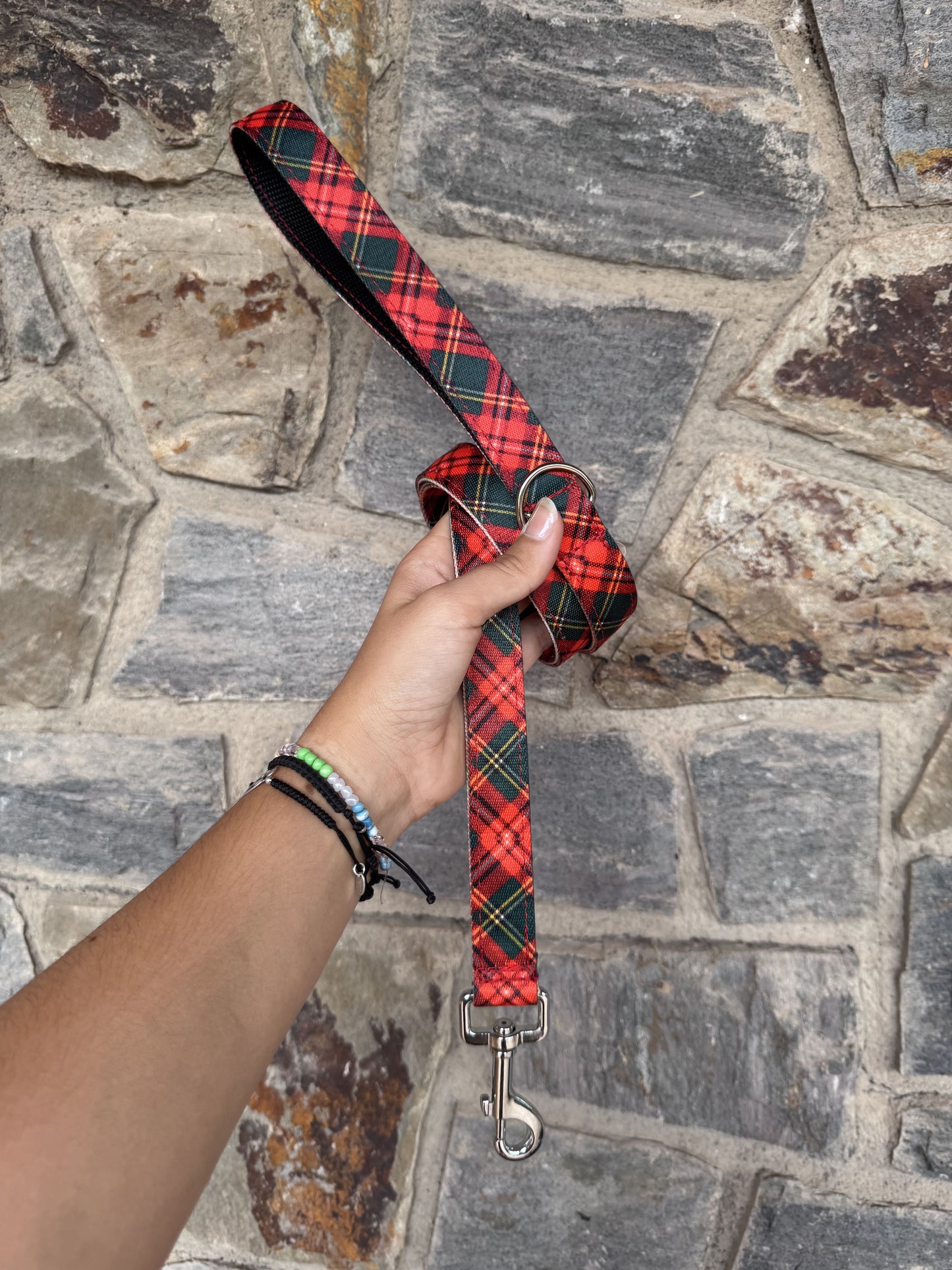 CORREA PARA PERRO TARTAN