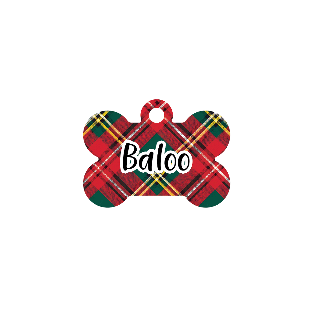 COLLAR PARA PERRO TARTAN