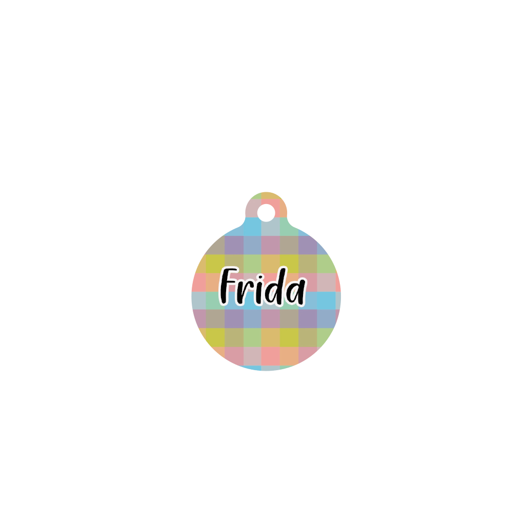 CHAPA IDENTIFICATIVA VICHY MULTICOLOR