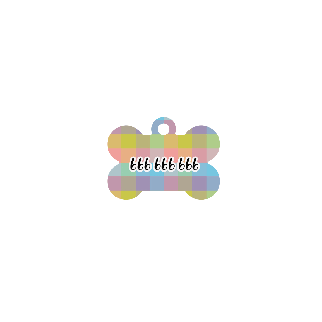 CHAPA IDENTIFICATIVA VICHY MULTICOLOR