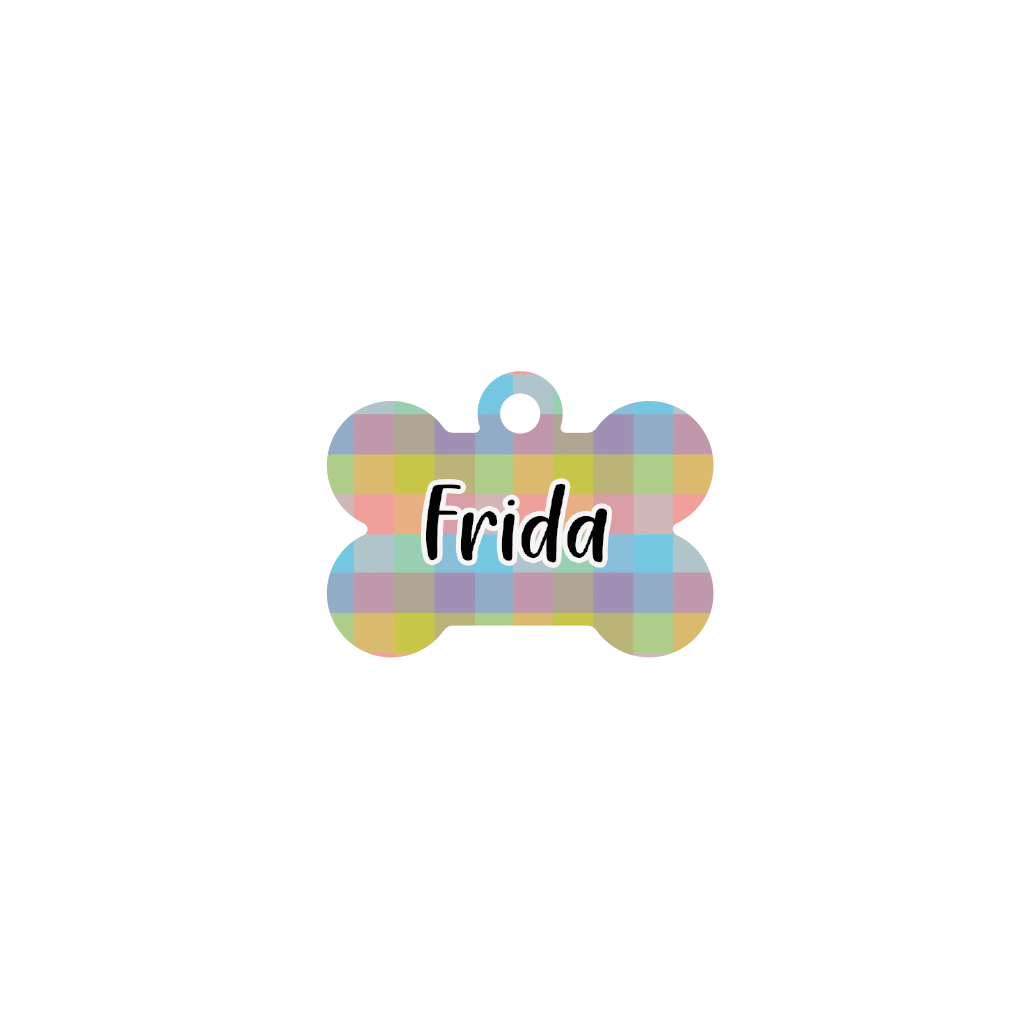 CHAPA IDENTIFICATIVA VICHY MULTICOLOR
