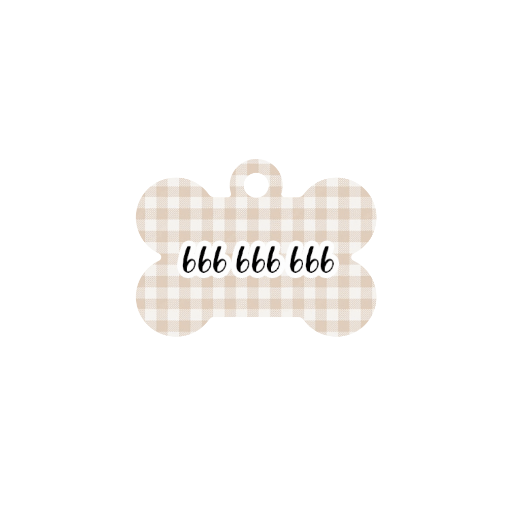 CHAPA IDENTIFICATIVA VICHY BEIGE
