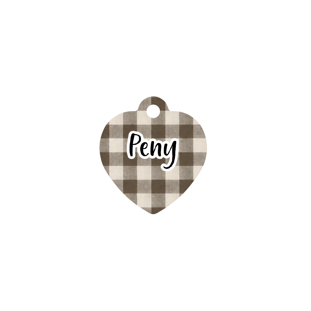 ARNÉS PARA PERRO VICHY MARRÓN