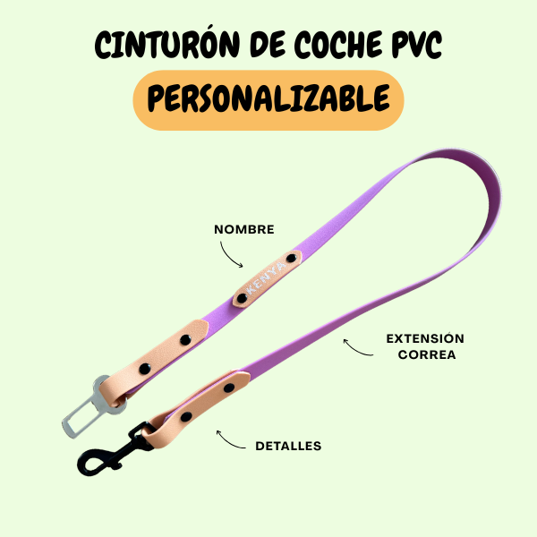 CINTURÓN DE COCHE WATERPROOF PERSONALIZABLE