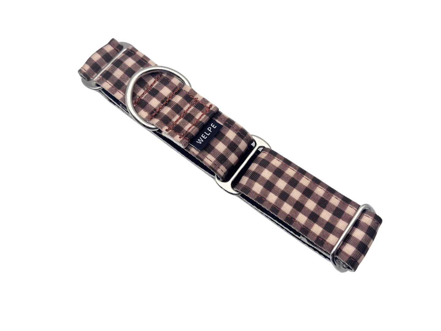 COLLAR MARTINGALE VICHY MARRÓN