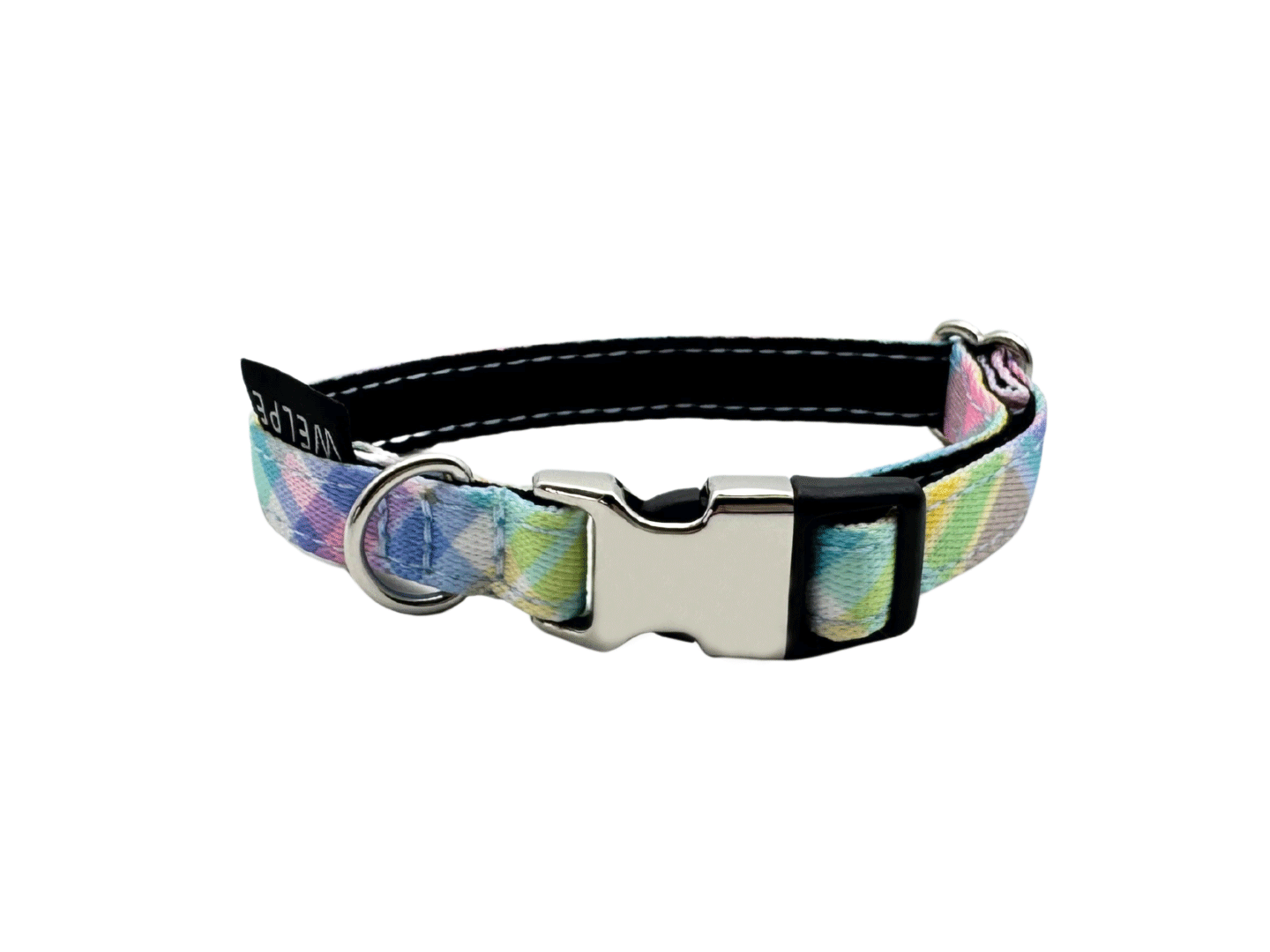 Collare Educativo Per Cani Piccoli E Medi - Cristallo E Acciaio Inox - Colore Blu/Rosa/Bianco - Foto 3