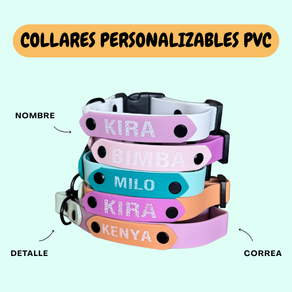 COLLAR WATERPROOF PERSONALIZADO